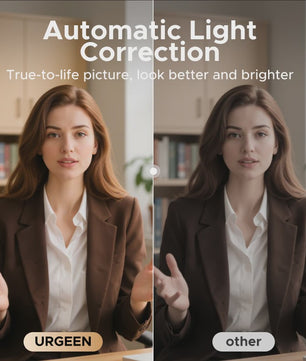 4K Webcam met Autofocus, AI Noise Cancelling Microfoons & Privacy Cover
