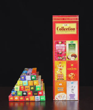 GR Geurkaarsen Collectie: 25x Indiaanse Wierook voor Meditatie & Huisparfum