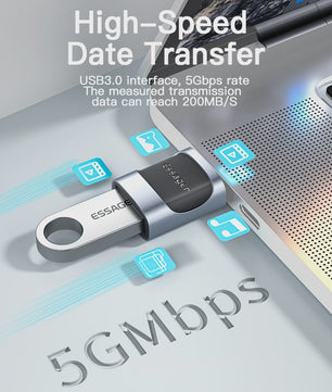 Essager USB 3.0 OTG Adapter: Type-C naar USB-A Female Converter