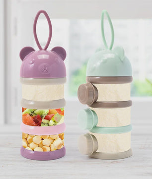 Babydoos Melkpoeder & Snack Container - Gelaagd & Draagbaar