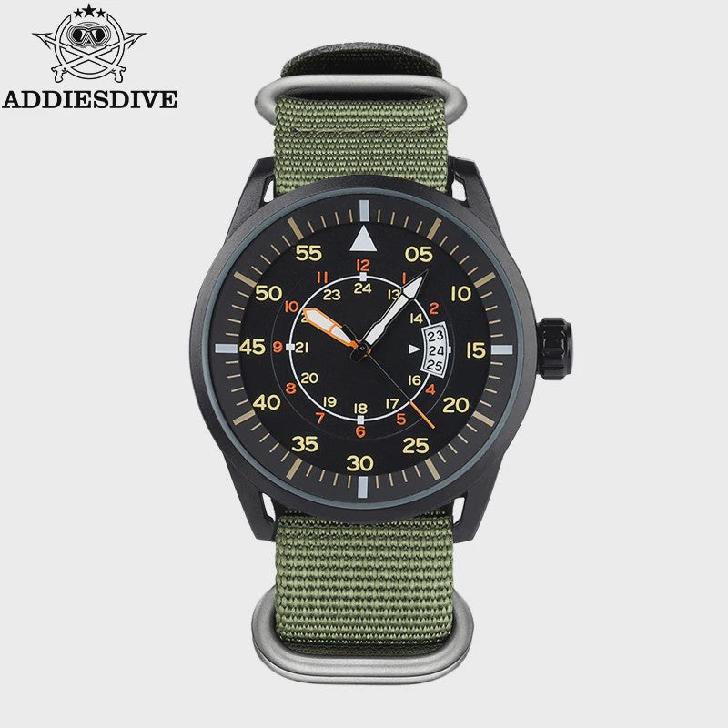 ADDDIESDIVE Heren Luxe Horloge - Waterdicht 50M, Luminous, Datumweergave