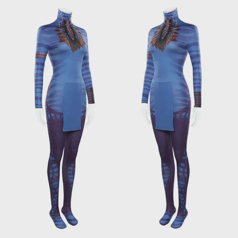 Avatar Cosplay Kostuums: Jake Sully & Neytiri Jumpsuits voor Dames en Heren - Perfect voor Halloween & Feesten