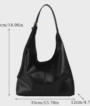 Ruime Vintage Hobo Tas Dames - Stijlvolle Schoudertas voor Dagelijks Gebruik