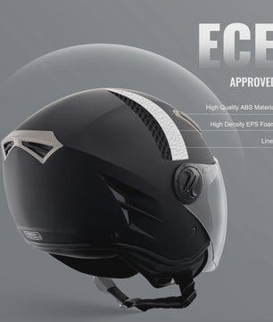 SucceBuy 3/4 Motorhelm - ABS & Hoge Dichtheid met Verwisselbaar Vizier