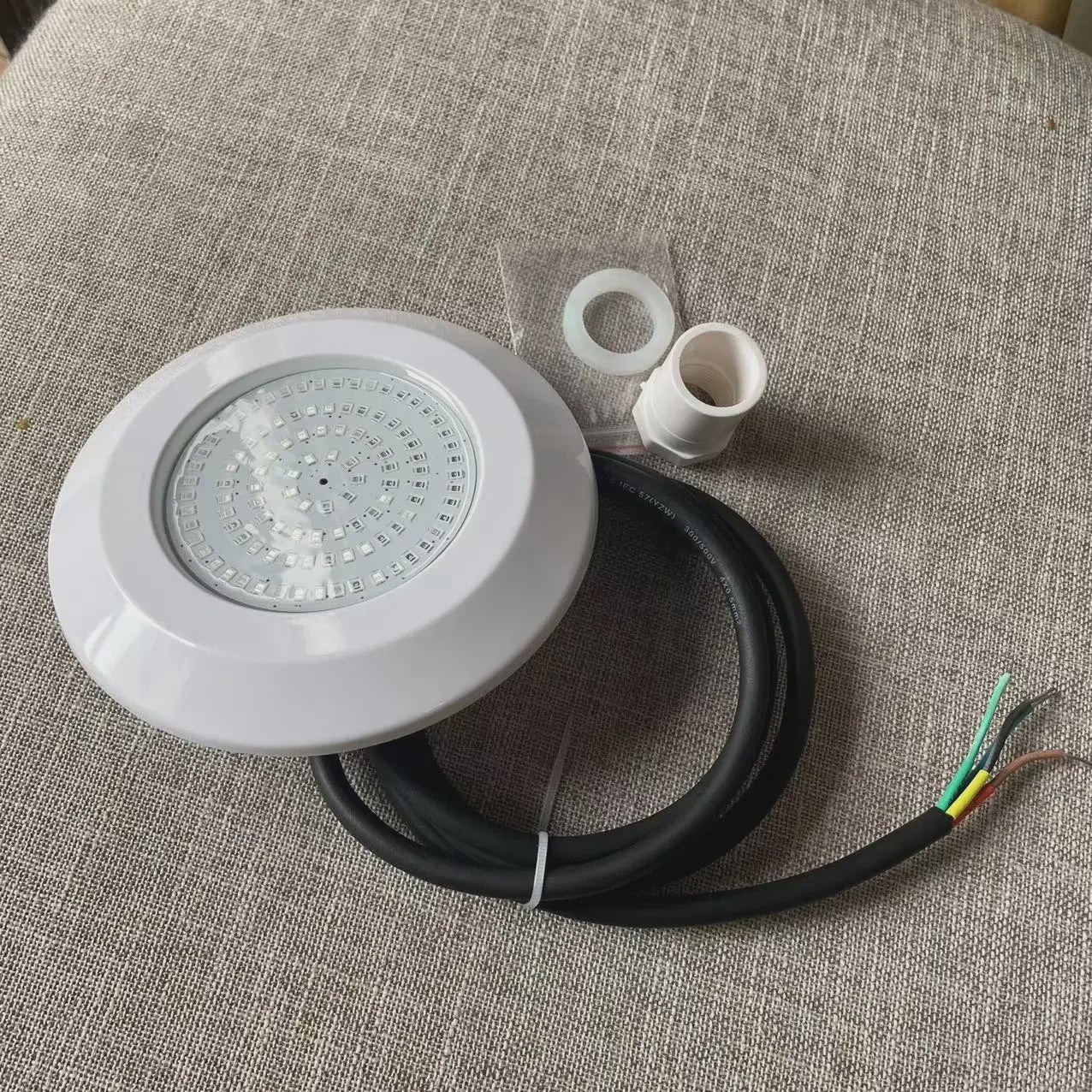 Waterdichte LED Zwembadverlichting 12W - Meerkleurig & Dimmable Onderwater Spotlight DC12V