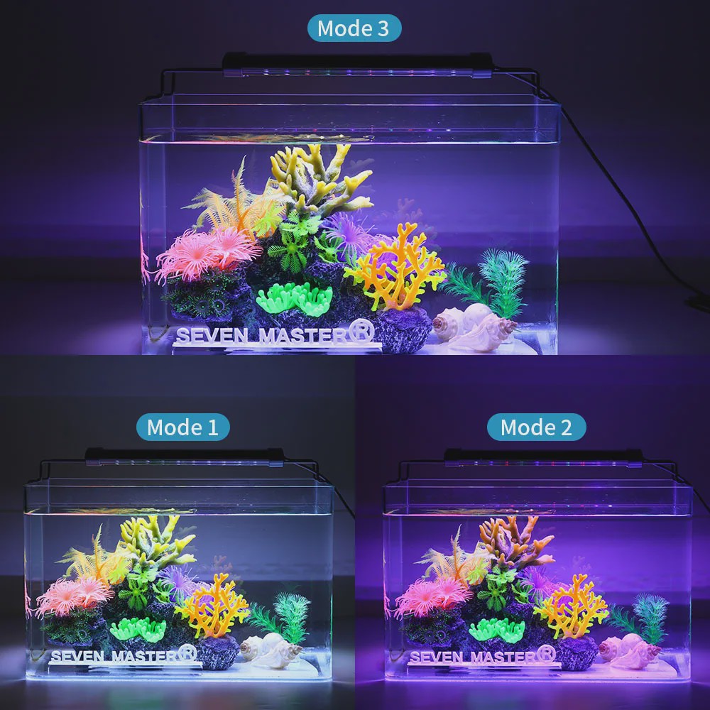 Super Slim Aquarium LED Verlichting - Plantengroei & RGB Kleuren - 31-120cm