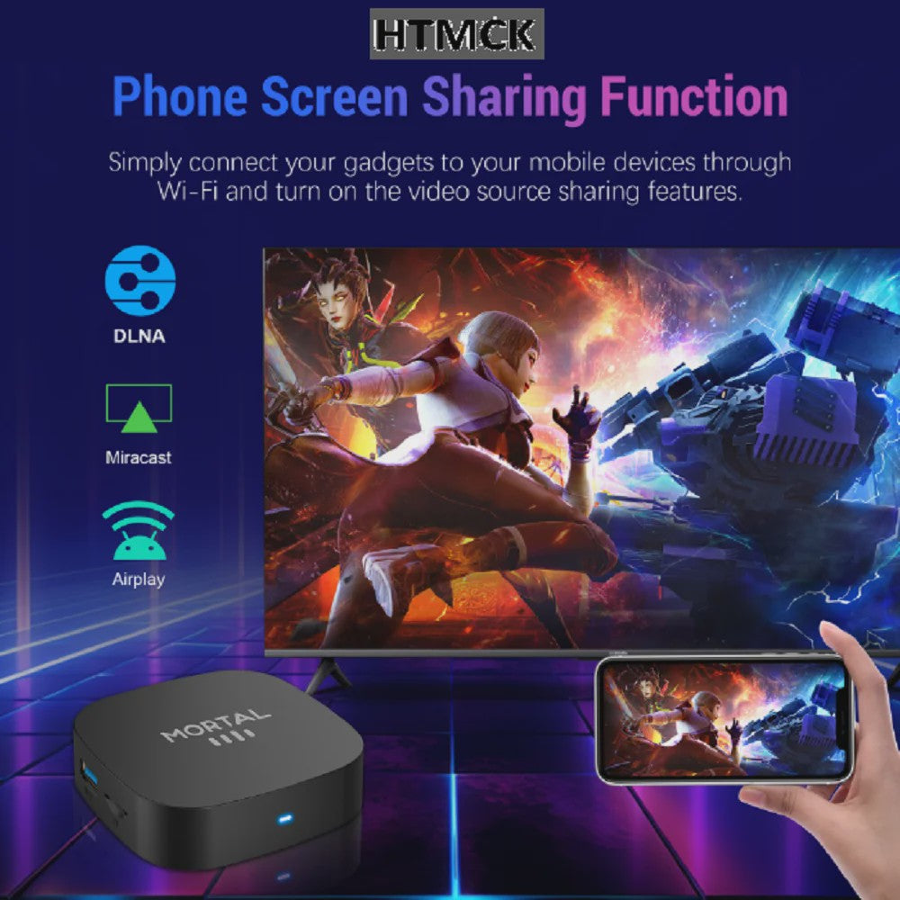 8K Smart TV Box met Rockchip RK3518, 8GB RAM, 128GB ROM, WiFi 6 & Bluetooth 5.4