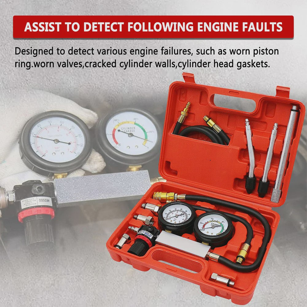 Cilinderlek Tester Kit - Professionele Motor Diagnose Tool met Uitbreidingen