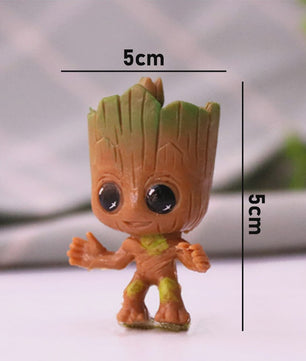 Set van 4 Leuke Groot Miniatuur Beeldjes - Decoratie Figuurtjes