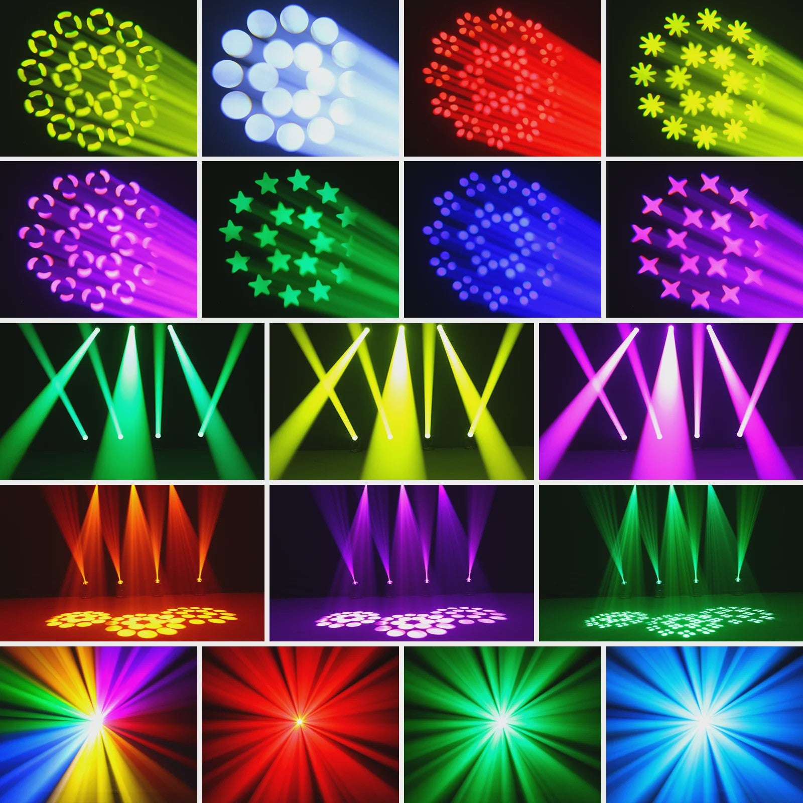 150W LED Moving Head Beam Lichteffect met DMX512 en Prisma's voor DJ, Disco & Feesten