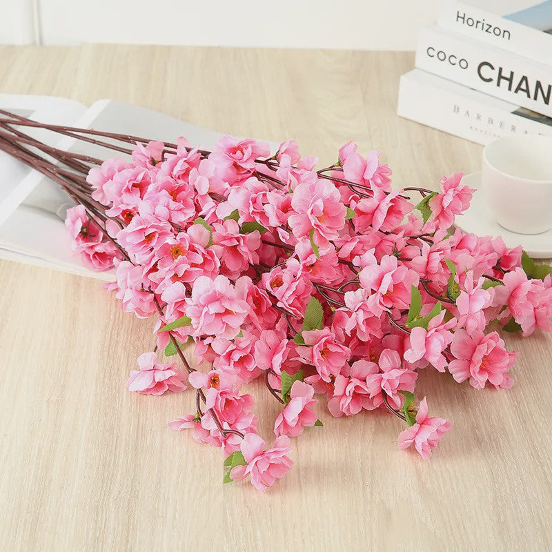 Kunstbloemen Boeket Sakura Takken - Sfeervolle Decoratie voor Huis, Feest & Bruiloft