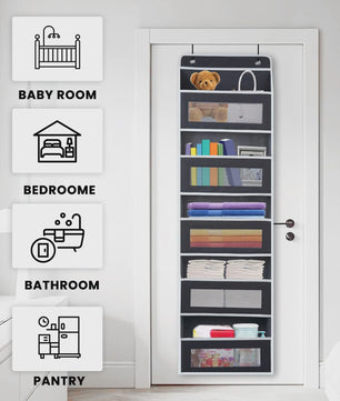 Deur Organizer met 5 Vakken - Hangende Opbergoplossing voor Babykamer, Badkamer, Slaapkamer