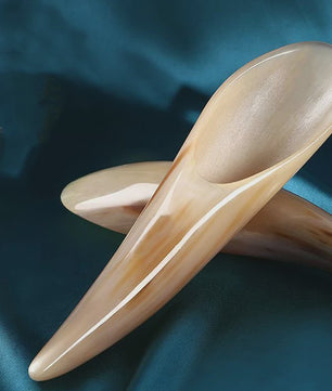 Natuurlijke Buffelhoorn Guasha Massage Tool - Ontspanning & Therapie