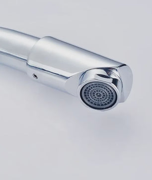 Chrome Wastafelkraan met Douchekop - Multifunctioneel, Warm & Koud, Enkelhendel, Dekmontage