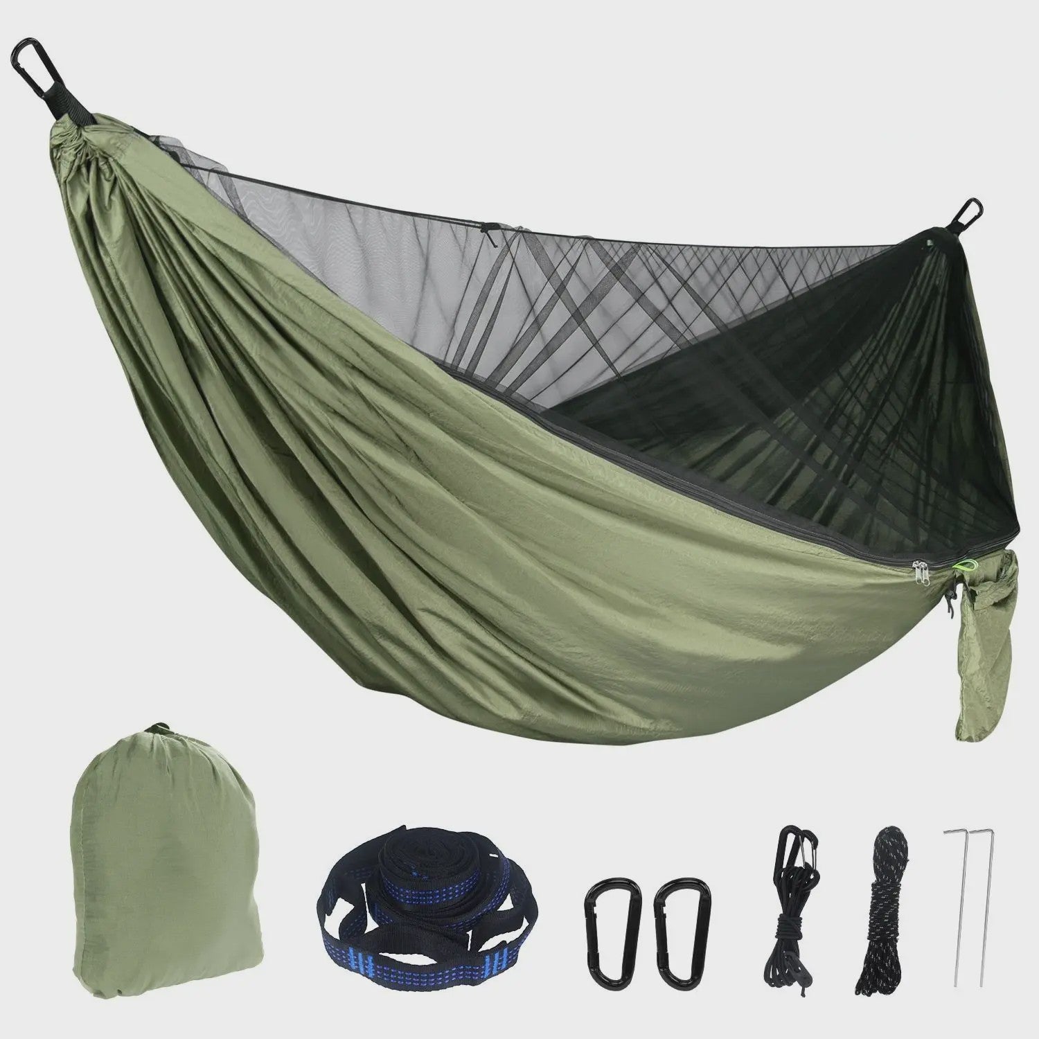 Draagbare Kampeerhangmat met Muggennet en Waterdichte Tarp