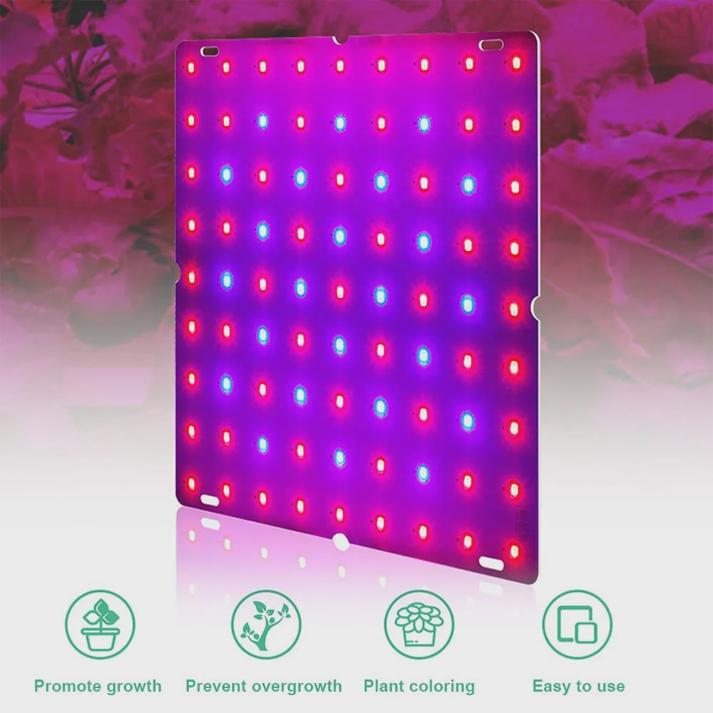 Krachtige LED Plantengroeilamp Full Spectrum 81/169 LEDs voor Hydroponics