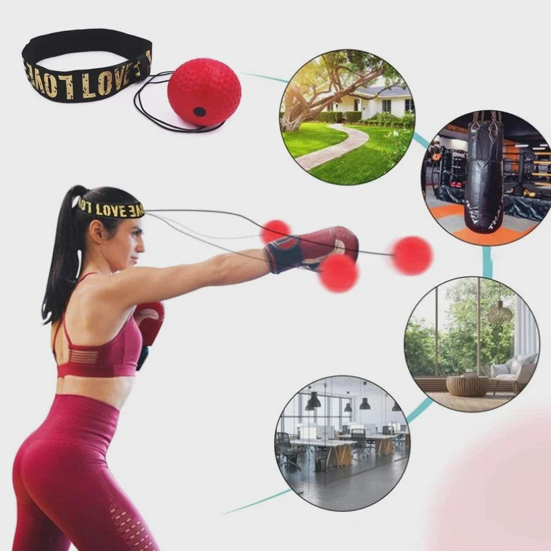 Bokszak Reflex Trainer met Hoofdband - Verbeter Snelheid & Reactie