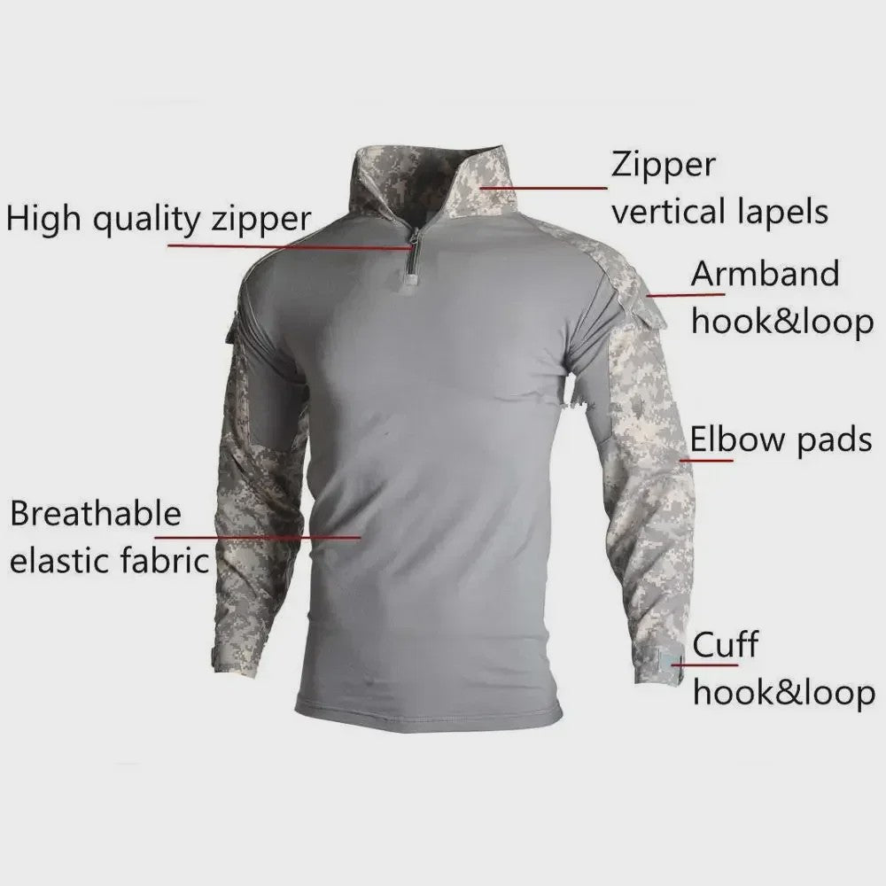 Groen Tactisch Uniform Set: Outdoor Kleding voor Training, Jacht en Paintball