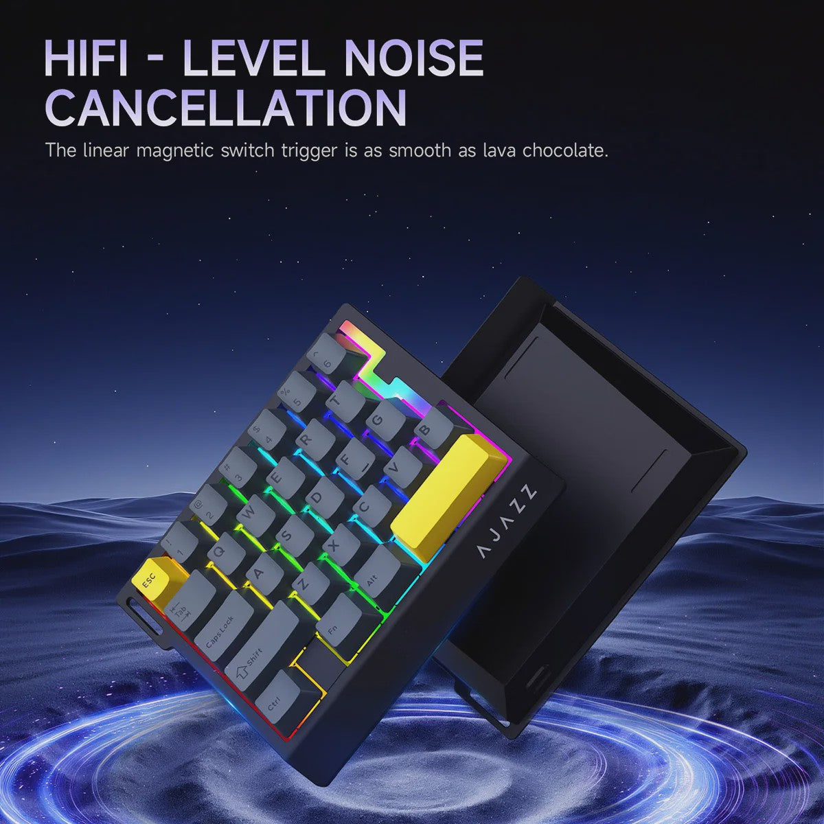 AJAZZ AK029 Mechanisch Gaming Toetsenbord - Compact, Hot-Swappable, One-Handed Esports