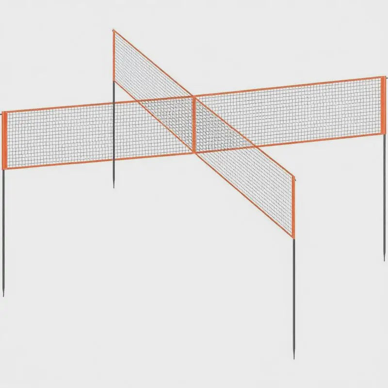 Verstelbaar Sportnet: Volleybal, Badminton & 4-Square Spel - Draagbaar & Snel Opgezet