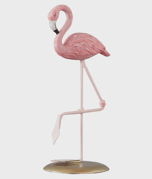 Roze Flamingo Ornament - Stijlvolle Hars Decoratie voor Huis, Kantoor & Cadeau