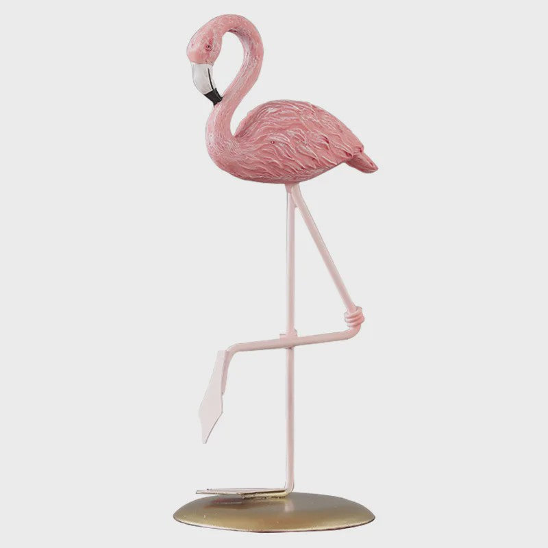 Roze Flamingo Ornament - Stijlvolle Hars Decoratie voor Huis, Kantoor & Cadeau