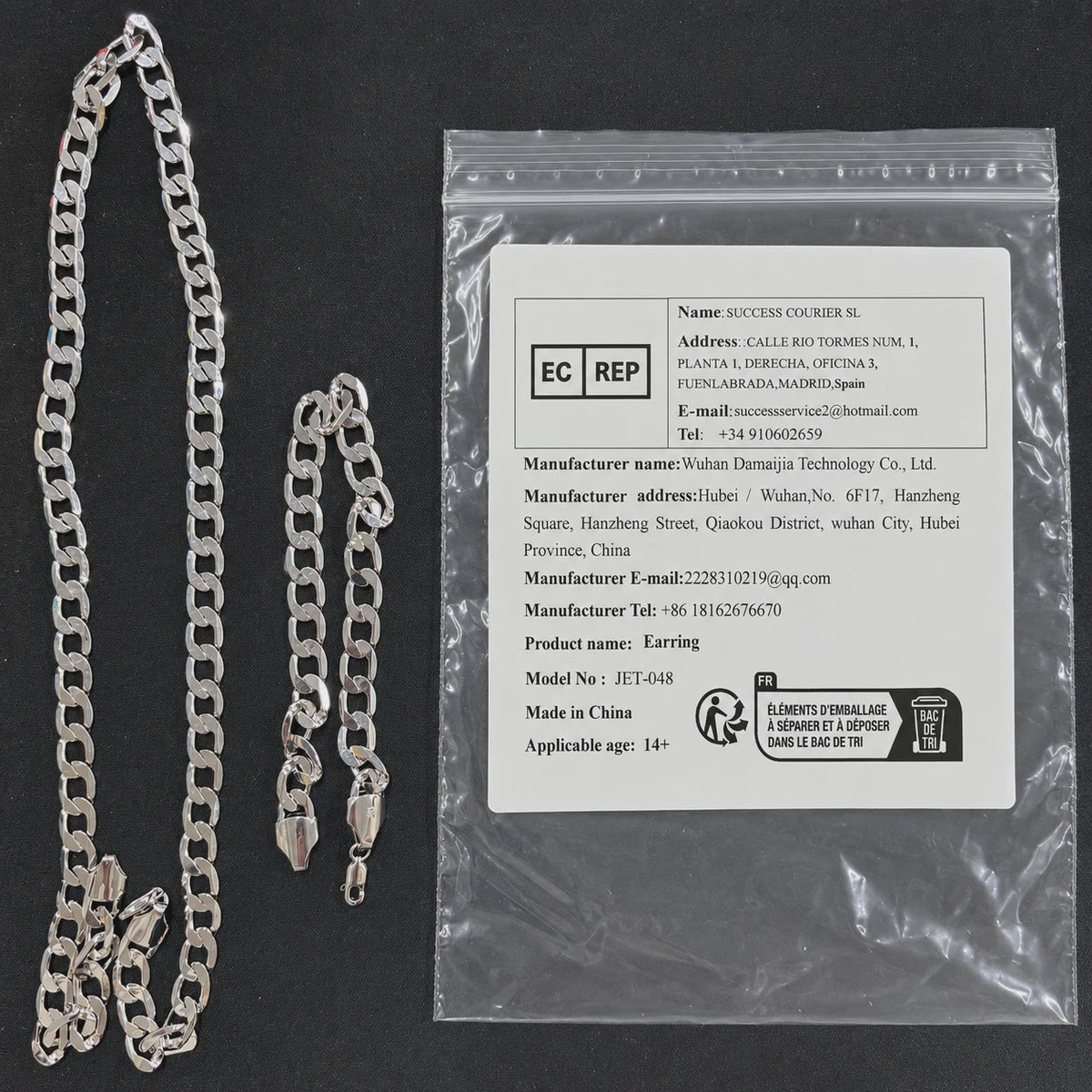 Set: 925 Sterling Zilveren Collier & Armband - 8mm Cuban Link - Minimalistisch & Luxe Cadeau