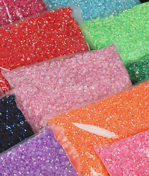Resin Strass Steentjes Platte Achterkant - 2-6mm - Nail Art & Decoratie