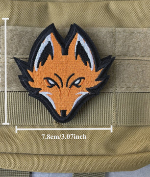 Fox Morale Patch - Tactische Borduur Badge met Klittenband voor Kleding en Rugzakken