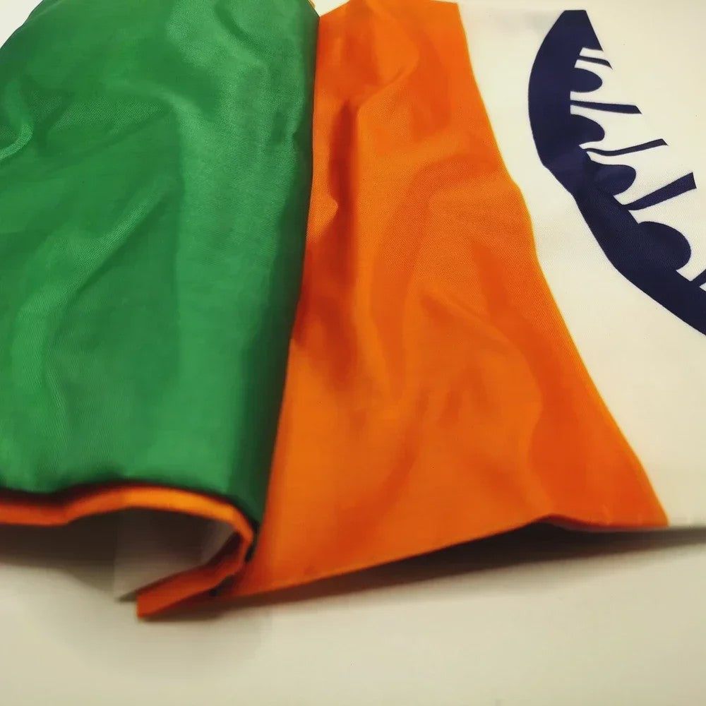 Indiase Vlag Tiranga - Polyester 3x5ft & 2x3ft met Messing Oogjes