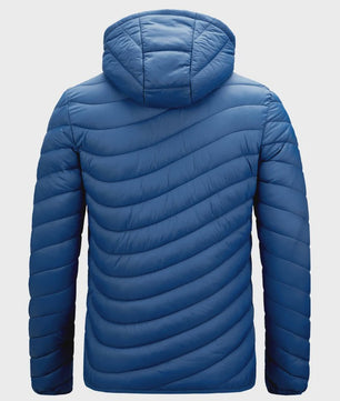 Luxe Heren Lichtgewicht Puffer Jas met Capuchon - Warm & Stijlvol voor Outdoor en Casual Gebruik