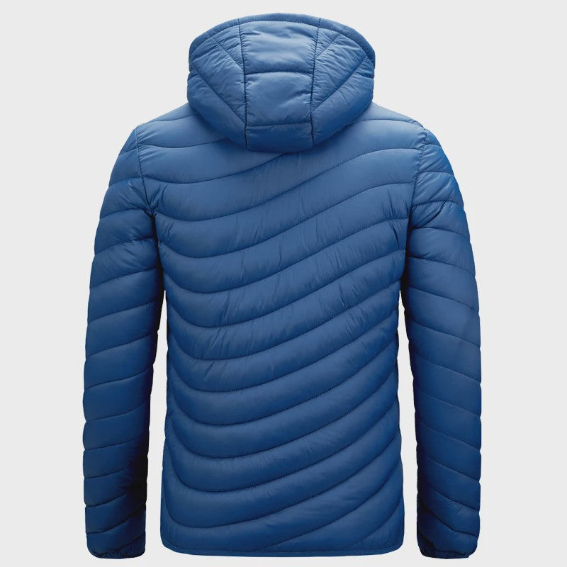 Luxe Heren Lichtgewicht Puffer Jas met Capuchon - Warm & Stijlvol voor Outdoor en Casual Gebruik