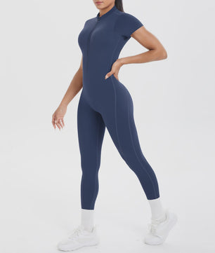 Dames Bodycon Jumpsuit met Scrunch Billen - Perfect voor Dans, Fitness & Yoga