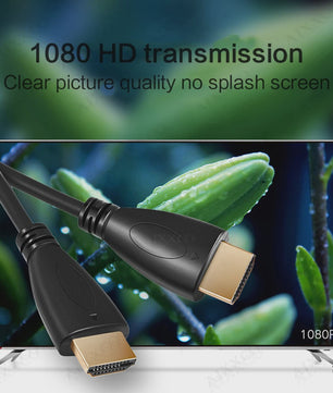 AIXXCO HDMI Kabel 1.4 - 1080p 3D - Verguld - Diverse Lengtes (0.5m t/m 10m) - Voor HDTV, Splitter & Switcher