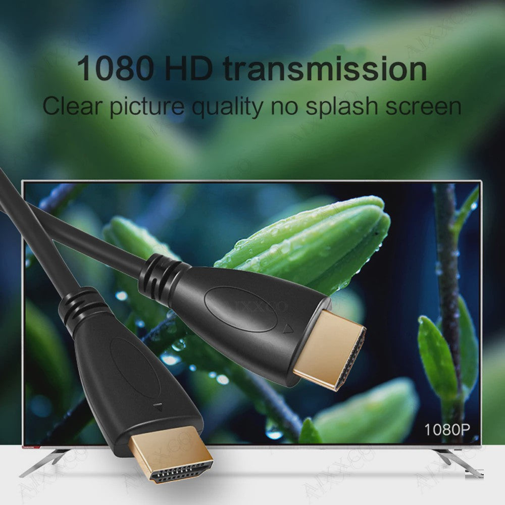 AIXXCO HDMI Kabel 1.4 - 1080p 3D - Verguld - Diverse Lengtes (0.5m t/m 10m) - Voor HDTV, Splitter & Switcher