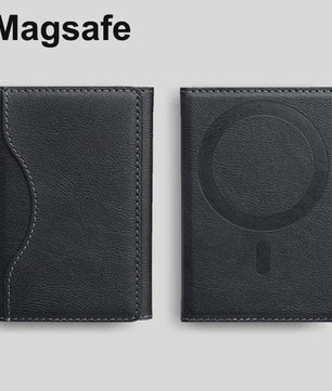 Magnetische Kaarthouder voor iPhone - PU Leer, Magsafe Compatibel