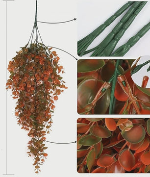 Set van 2 Hangende Kunstbloemen 80cm - Herfst & Halloween Decoratie
