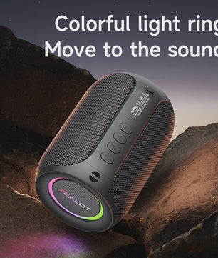Zealot S32PRO Krachtige Bluetooth Speaker met LED, Waterdicht & Diepe Bass