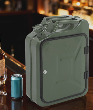 Jerrycan Minibar met Slot - Unieke Drankenkast voor Buiten & Feesten
