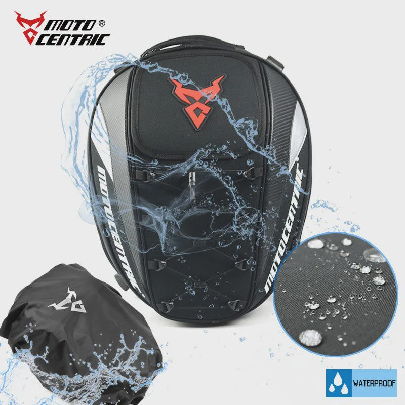 Motocentric Waterdichte Motorfiets Bagagedrager Tas - Uitbreidbaar, Multifunctioneel & Rugzak