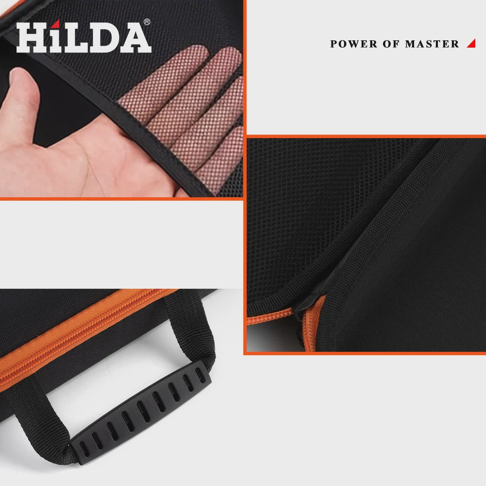 HILDA Grote Gereedschapstas - Waterdicht en Duurzaam voor Elektricien en Hardware