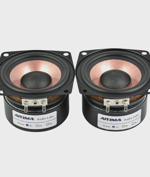 AIYIMA 2x 2.5 Inch Full Range HIFI Speakers - 4/8 Ohm, 8-15W - Desktop & Home Theater