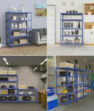DayPlus Storage Shelving Heavy Duty Adjustable Boltless Garage Metal Shelf, Workshop Shelf, Max Load 875kg,Easy Installation