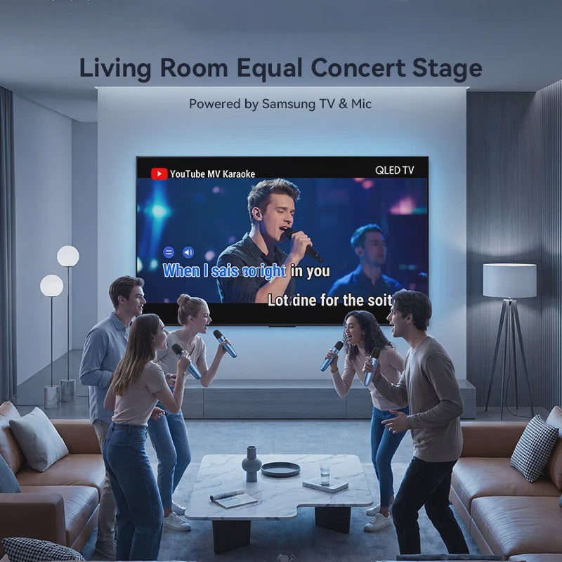 Puremic Draadloze Karaoke Microfoon voor Samsung TV