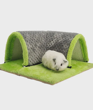 Pluche Hamster Speeltunnel - Warm Hol voor Kleine Huisdieren