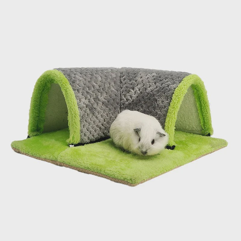 Pluche Hamster Speeltunnel - Warm Hol voor Kleine Huisdieren