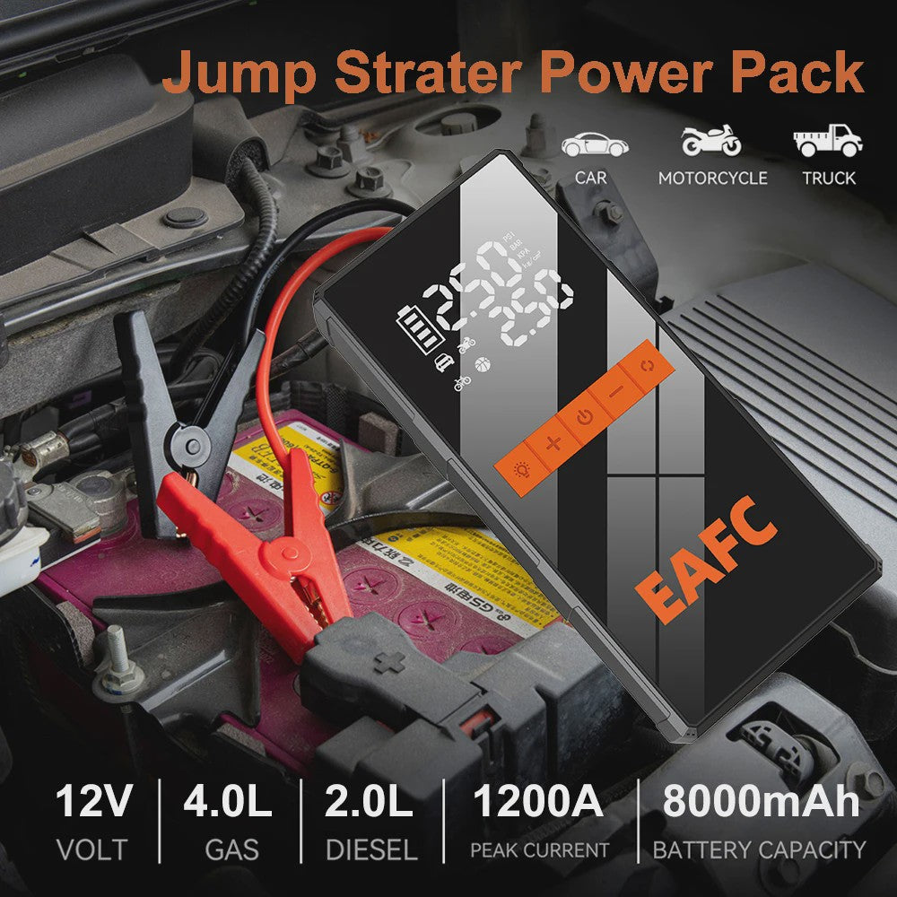 Complete Auto Noodkit: Startkabels, Compressor, EHBO, Bandenreparatie & Sleepkabel