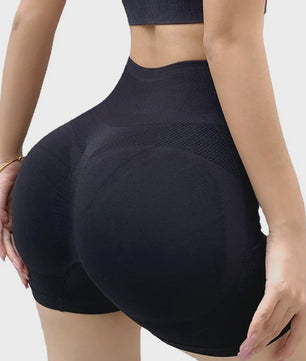 Dames Seamless Sportshorts met Hoge Taille - Push-Up Legging voor Fitness, Yoga & Fietsen