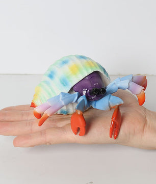 Realistische Heremietkreeft Figuur - Duurzaam PVC Zeedier Speelgoed voor Kinderen