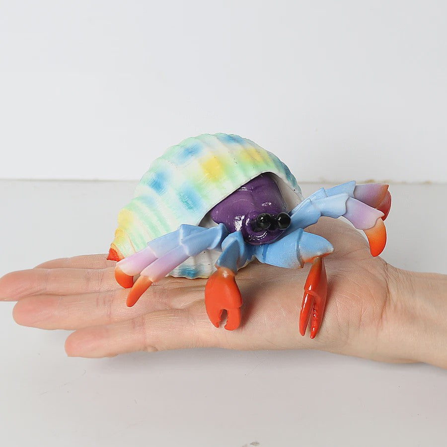 Realistische Heremietkreeft Figuur - Duurzaam PVC Zeedier Speelgoed voor Kinderen